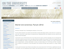 Tablet Screenshot of 2012.ontheuniversity.com