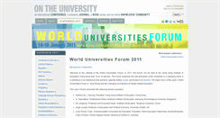 Desktop Screenshot of 2011.ontheuniversity.com